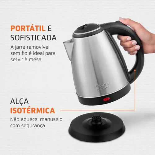 Chaleira Elétrica Pratic Mondial 1200W CE-06