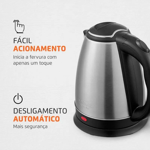 Chaleira Elétrica Pratic Mondial 1200W CE-06