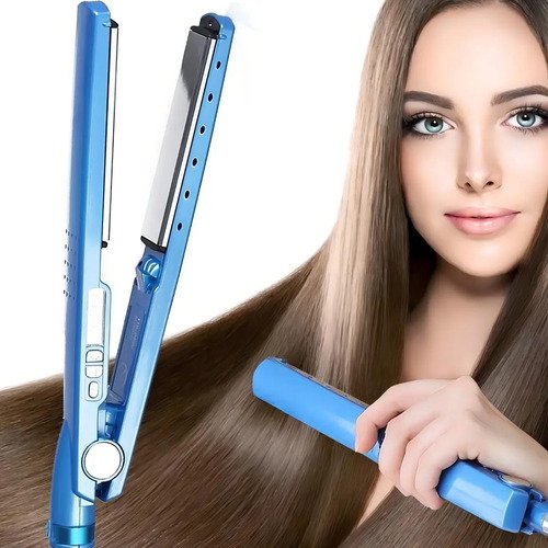 Chapinha nano titanium profissional azul com tecnologia nano
