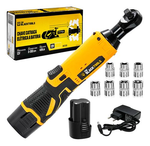 Chave catraca a bateria sem fio 12v 38 pol 45 nm bcc120 the