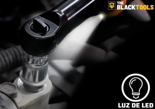 Chave Catraca A Bateria Sem Fio 12v 3/8 Pol 45 Nm BCC120 The Black Tools 110V/220V