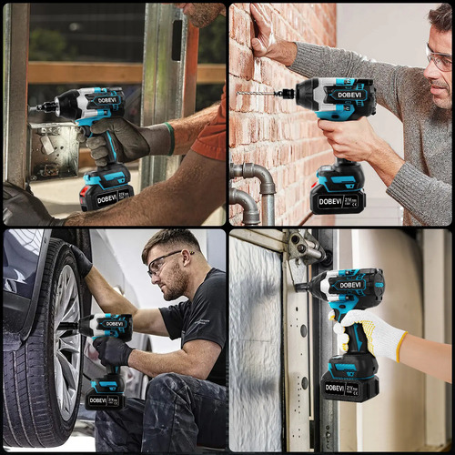 Chave De Impacto 1200n.m Brushless C/ Jogo Soquete+ Dobevi