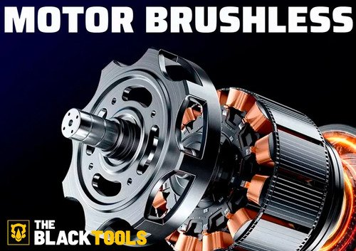 Chave De Impacto A Bateria 21V 1/2" Pol 2400 Rpm Bivolt Com Acessórios E Maleta The Black Tools