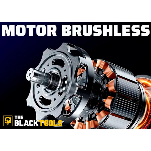 Chave De Impacto A Bateria 21V 1/2" Pol 2400 Rpm Bivolt Com Acessórios E Maleta The Black Tools