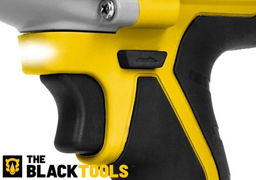 Chave De Impacto A Bateria 21V 1/2" Pol 2400 Rpm Bivolt Com Acessórios E Maleta The Black Tools
