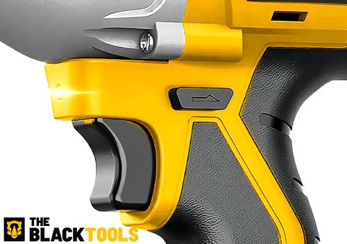 Chave De Impacto A Bateria 21v 4000mah Motor Brushless Com Maleta E Acessorios The Black Tools