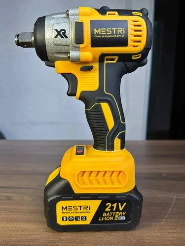Chave De Impacto a Bateria Profissional Recarregável 88v 4ah Brushless Parafusadeira Furadeira Alta Potência Sem Escova 2 Baterias MESTRI M-88V