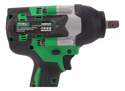 Chave De Impacto Brushless 700nm 2 Baterias Maleta Ryoku