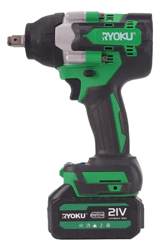 Chave De Impacto Brushless 700nm 2 Baterias Maleta Ryoku