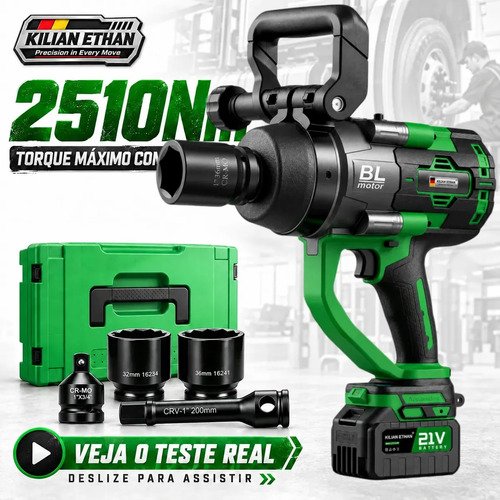 Chave de impacto kilian ethan master t3000 sem fio 2510 nm e
