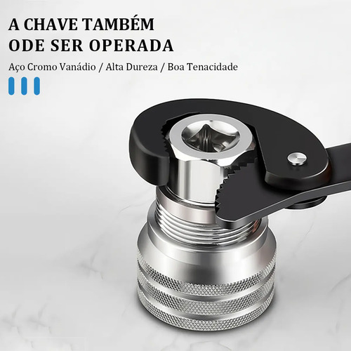 Chave Soquete Ajustável Multifuncional Catraca 10 A 19mm