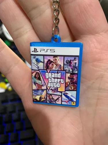 Chaveiro Jogo De Ps4 Playstation 4 Miniatura - Escolha O Seu