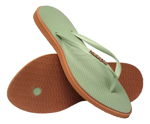 Chinelo feminino havaianas slim opcao de cores original