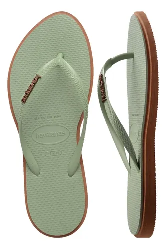 Chinelo Feminino Havaianas Slim - Opção De Cores Original