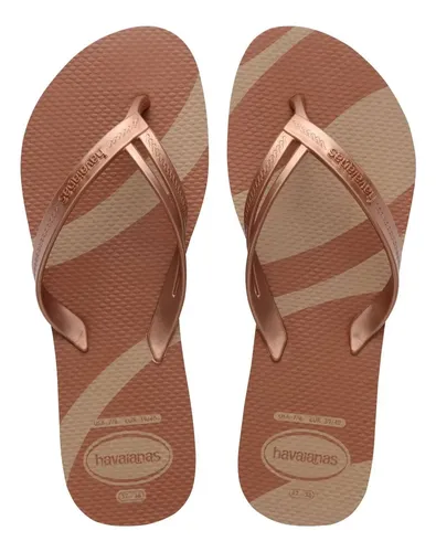 Chinelo havaianas elegance print feminino adulto original