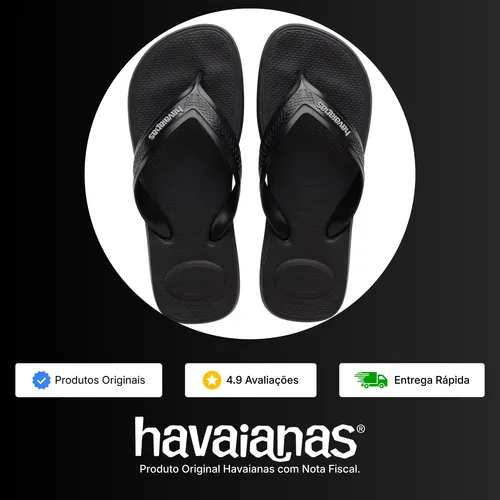 Chinelo Havaianas Top Max Comfort Masculino Anatômico Macio