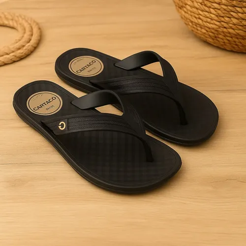 Chinelo Masculino Cartago Tira Larga Sandália Confortável