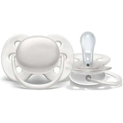 Chupeta philips avent ultra soft 0 6 meses neutra cor branca 1