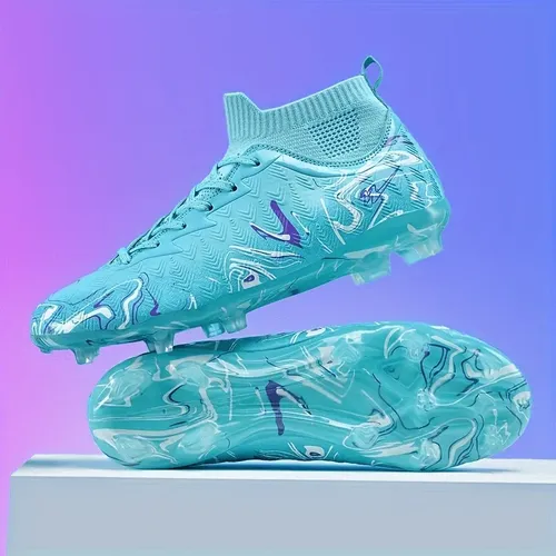 Chuteira de campo meinha elastico futebol trava gramado wave