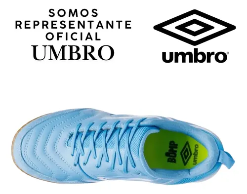 Chuteira Futsal Umbro Pro 5 Bump Original Couro Natural