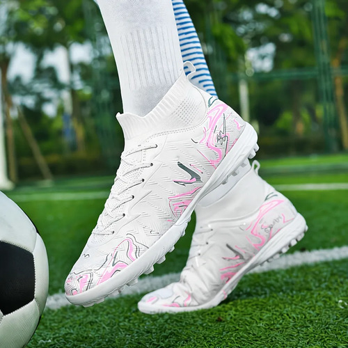 Chuteira Society Botinha Meinha Elástico Futebol Soçait Wave