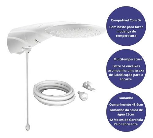 Chuveiro Advanced Multitemperatura 7500w Lorenzetti