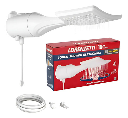 Chuveiro ducha lorenzetti loren shower eletronico branco 680 1