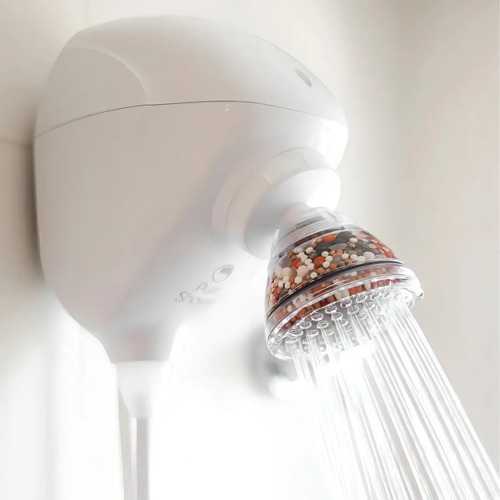 Chuveiro Elétrico 7500W Com Filtro Pure Shower Remoção De Flúor De Cloro De Metais Pesados Redox Anti-Age