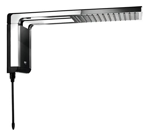 Chuveiro Elétrico De Parede Lorenzetti Acqua Ultra Storm Preto-cromado 127v