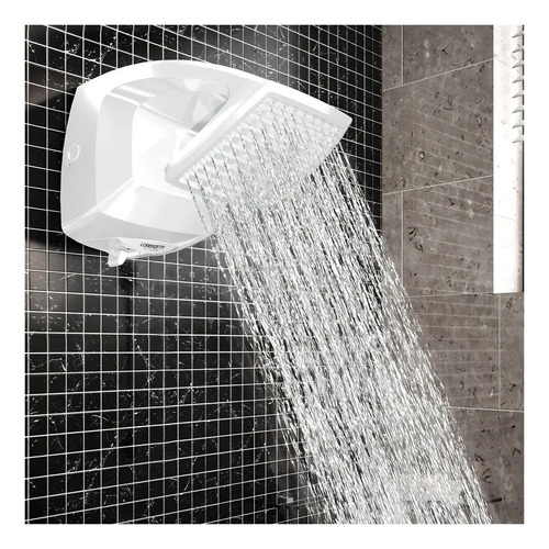 Chuveiro elétrico de parede Lorenzetti Futura Multitemperaturas branco 6800W