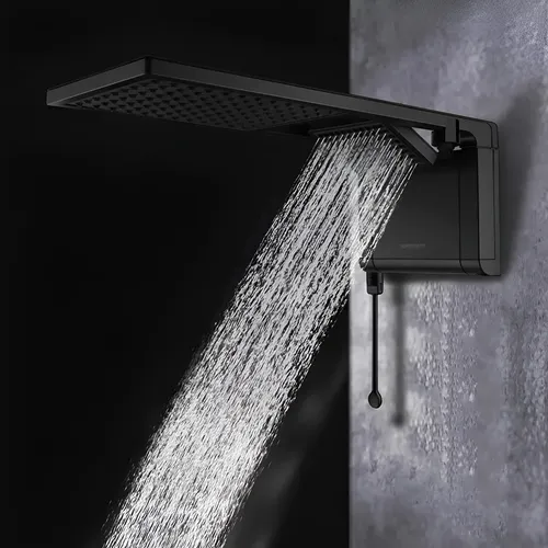 Chuveiro Elétrico Lorenzetti Acqua Ultra Duo Preto Fosco