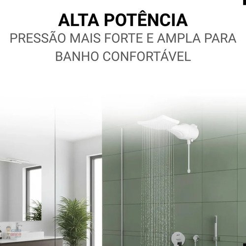 Chuveiro Lorenzetti Loren Shower Ultra Eletrônico Branco 7500W