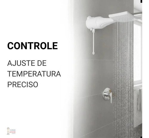Chuveiro Lorenzetti Loren Shower Ultra Eletrônico Branco 7500W