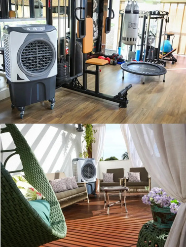 Climatizador de Ar Evaporativo MULLTX 70L, para Ambientes de até 50m², Cinza
