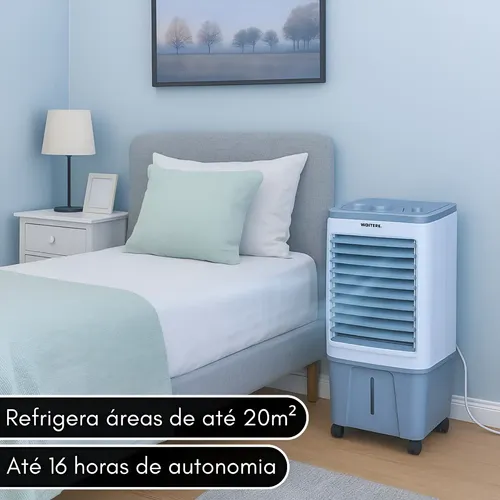 Climatizador Purificador De Ar 16l Reservatório Agua + Gelo