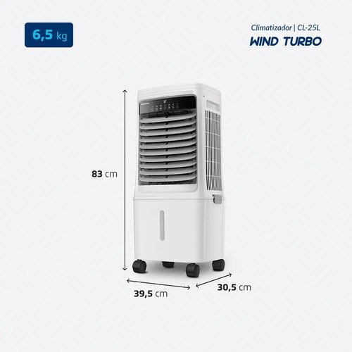 Climatizador Wind Turbo Mondial Branco 150W CL-25L