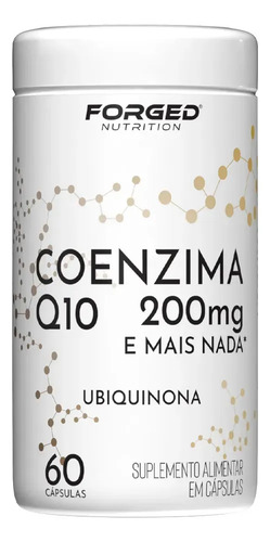 Coenzima q10 200mg pura alta concentracao 60 capsulas forg