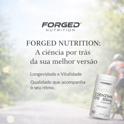 Coenzima Q10 200mg Pura Alta Concentração 60 Cápsulas - Forged Nutrition