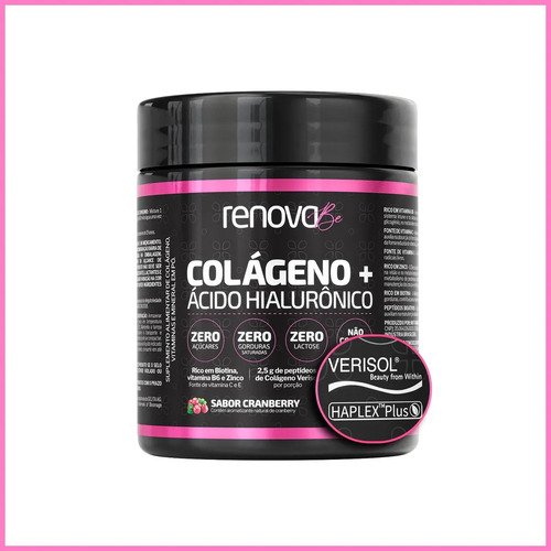 Colágeno Renova Be com Verisol e Ácido Hialurônico (Cranberry - Oxicoco)