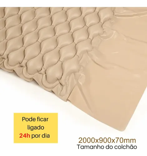 Colchão Antiescara Pneumático De Ar Inflável Para Acamados