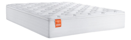 Colchão Casal CBP Inducol Molas Ensacadas Pillow Top 138x188x27cm Branco