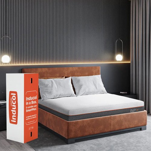 Colchão Casal Enjoy Inducol 138x188cm C/ Visco 25cm Altura