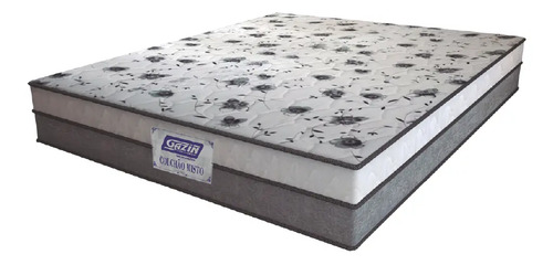 Colchao casal espuma d33 fort 138x188x21cm cinza branco cor