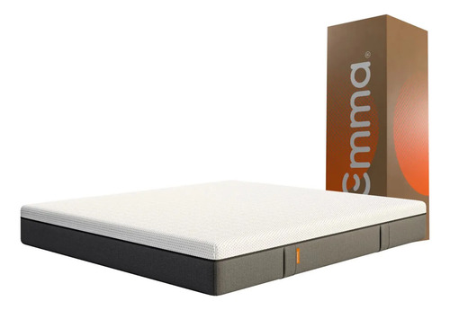 Colchao emma queen tecnologia alema cor brancocinza
