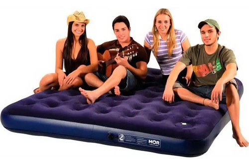 Colchao inflavel king size grande barraca acampamento casa