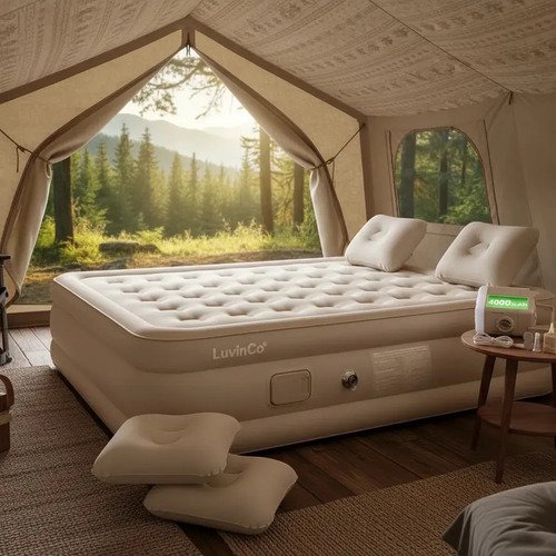 Colchao inflavel queen automatico eletrico 203x154x44cm acom