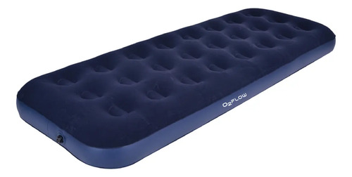 Colchao inflavel solteiro multiuso aveludado o2flow