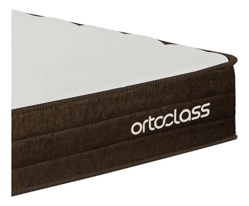 Colchão Solteiro Ortobom Poli D28 88x188 cm Firme Espuma EPS Marrom