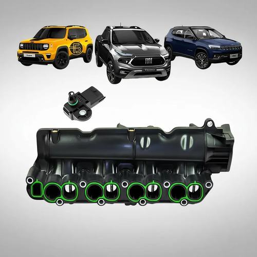 Coletor de admissao jeep compass fiat renegade toro diesel