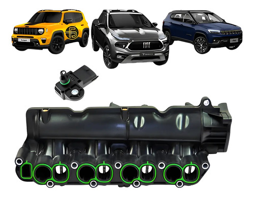 Coletor De Admissão Jeep Compass Fiat Renegade Toro Diesel